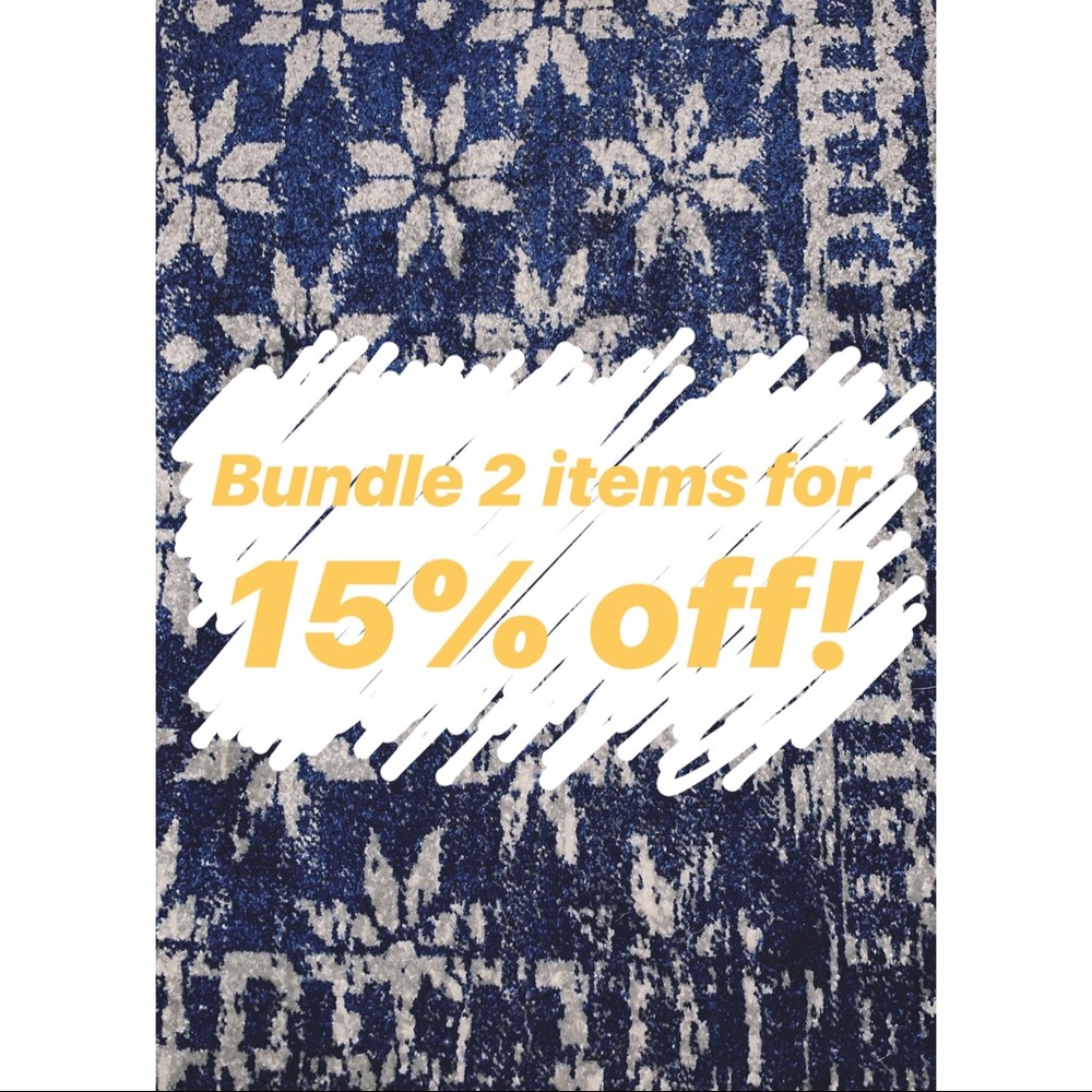 Bundle 2 Items for 15% off!